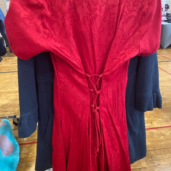 Vintage 90’s Rampage Red Cotton Dress - Picture 2 of 7